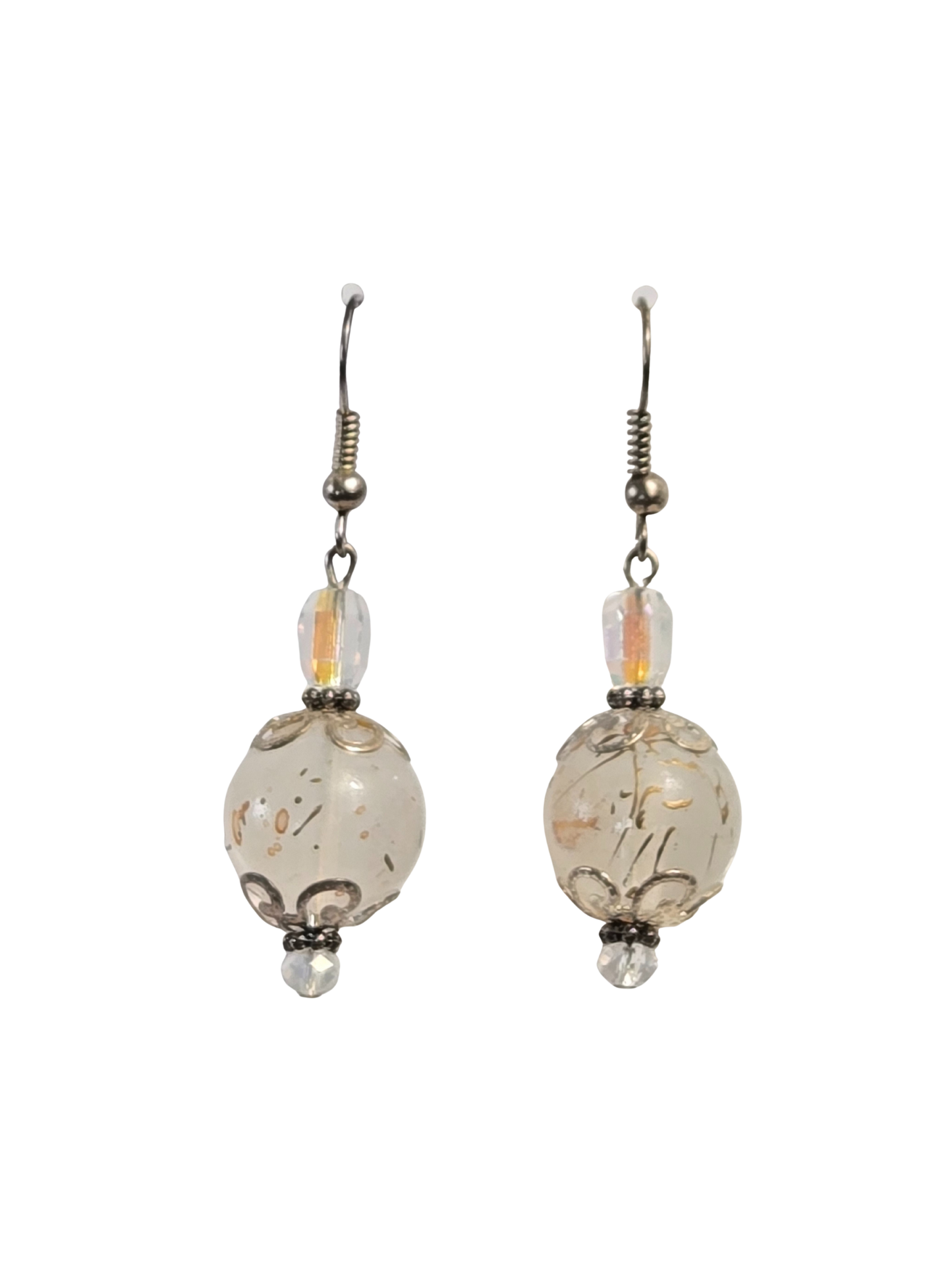Snowball Drop Earrings