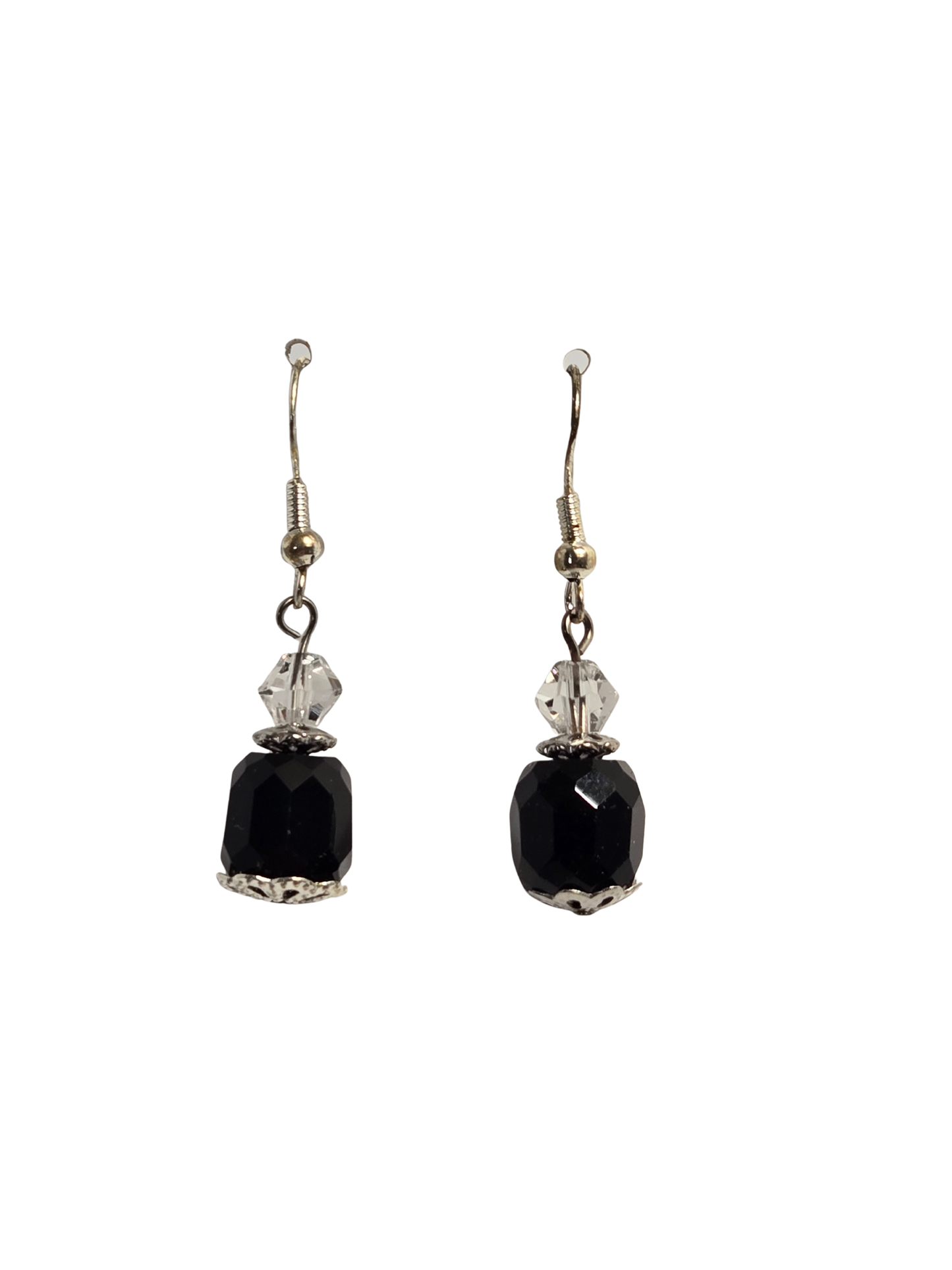 Black Cylinder earrings