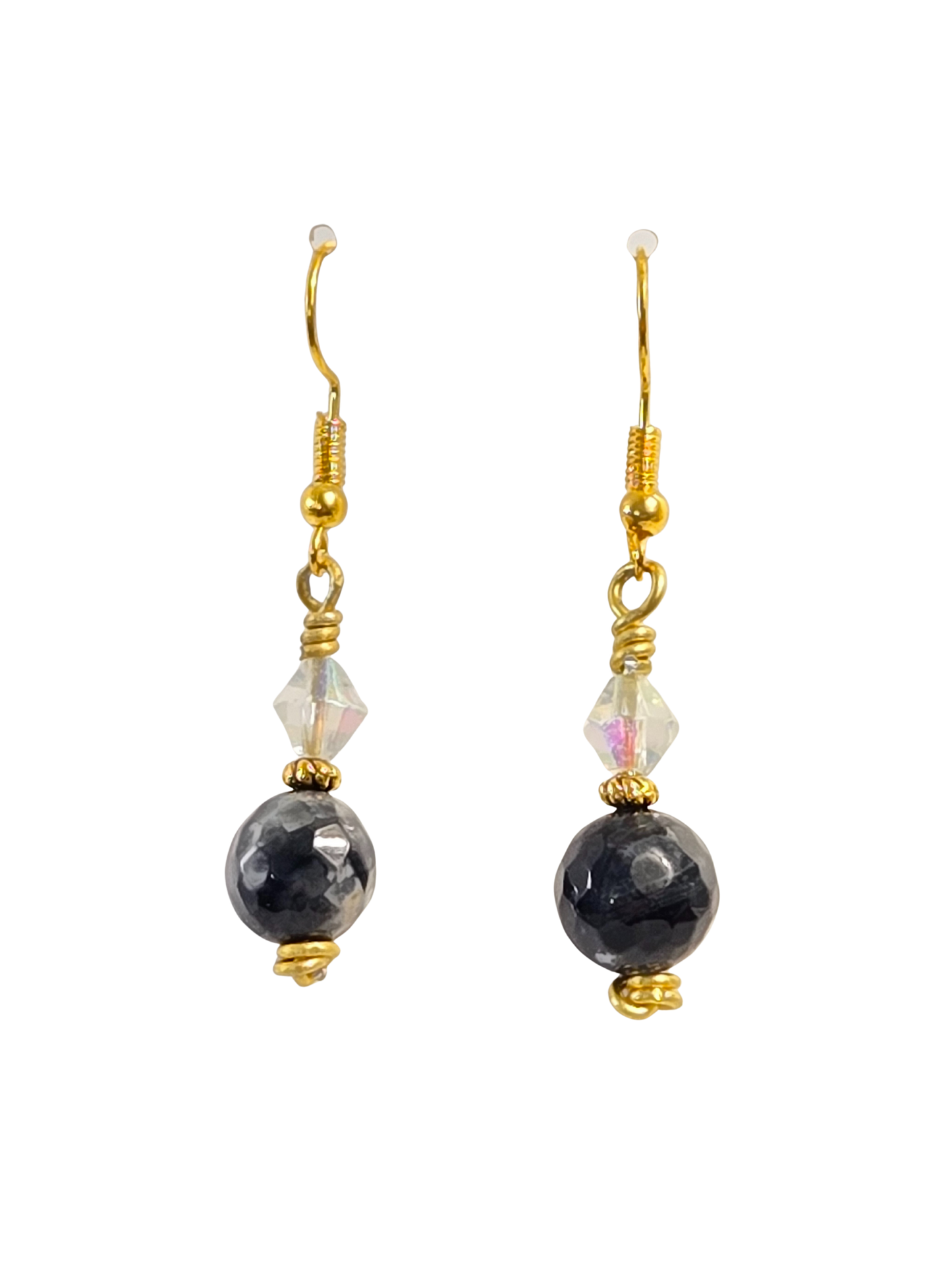 Black Drop Earrings
