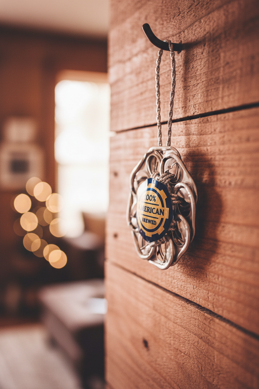 American Brew Beer Tab Ornament Lifestyle