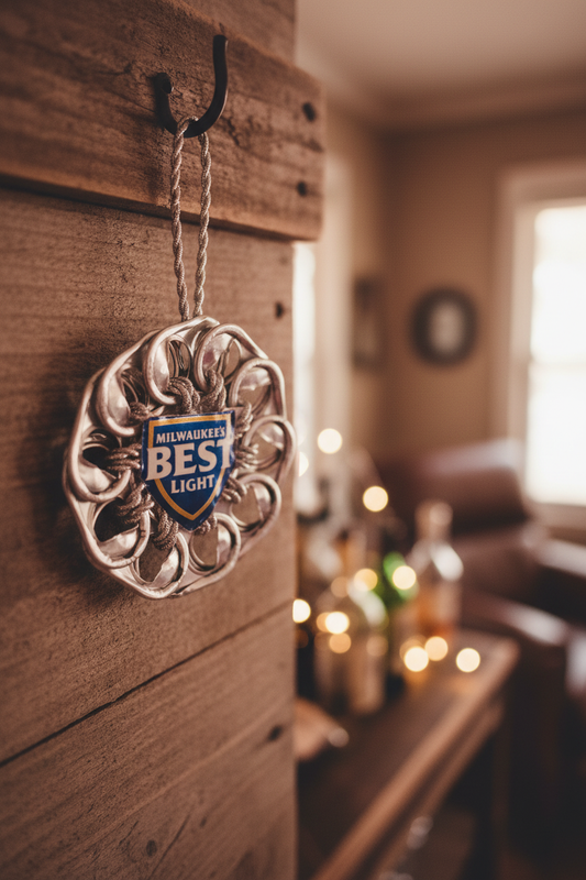 Beer Tab Tin Can Ornament Lifestyle