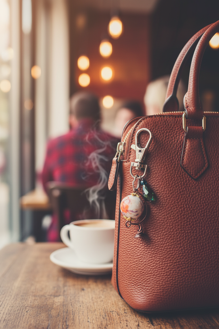 Globe Purse Charm Lifestyle