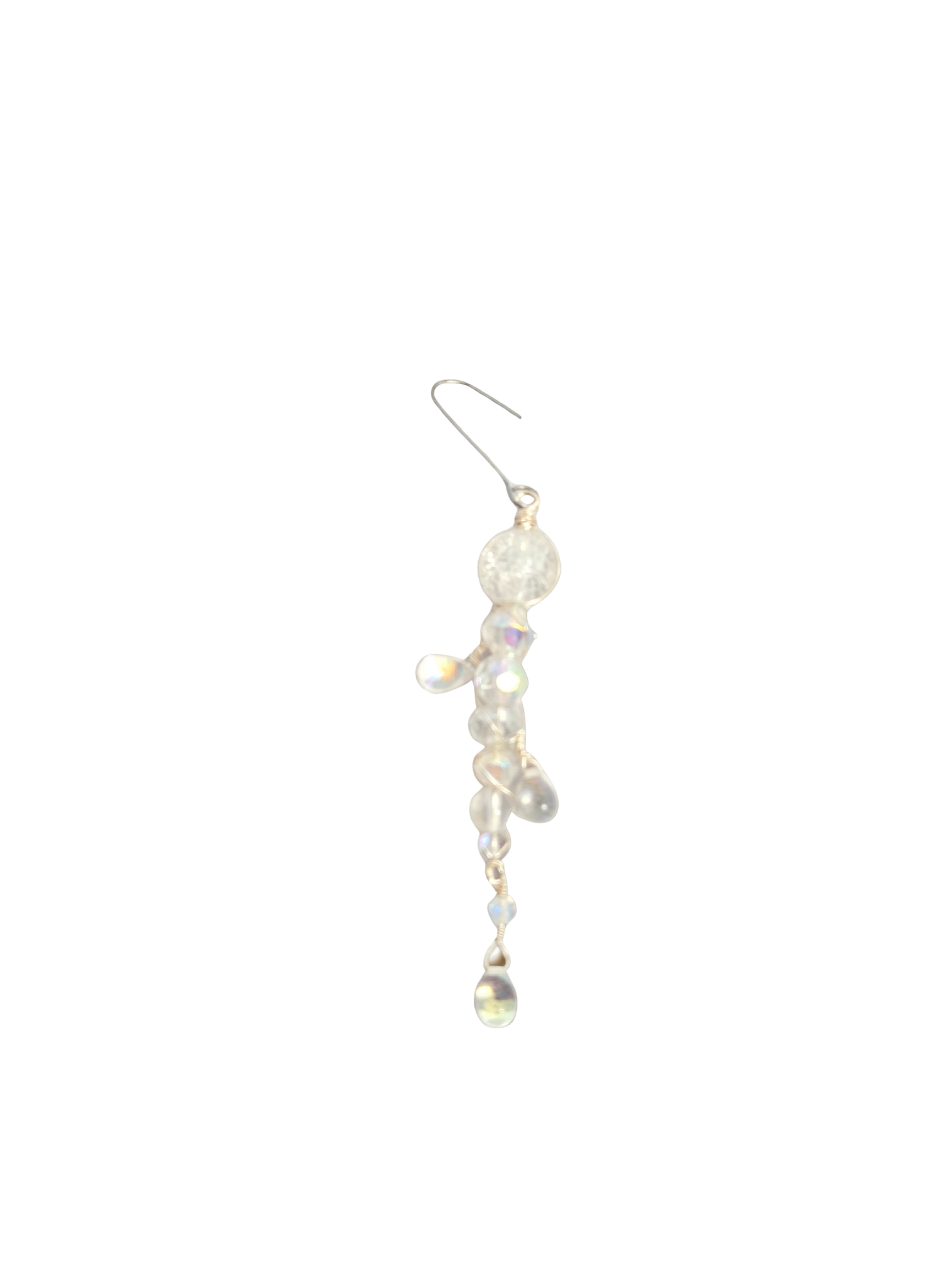 Handmade Icicle-Style Beaded Christmas Ornaments