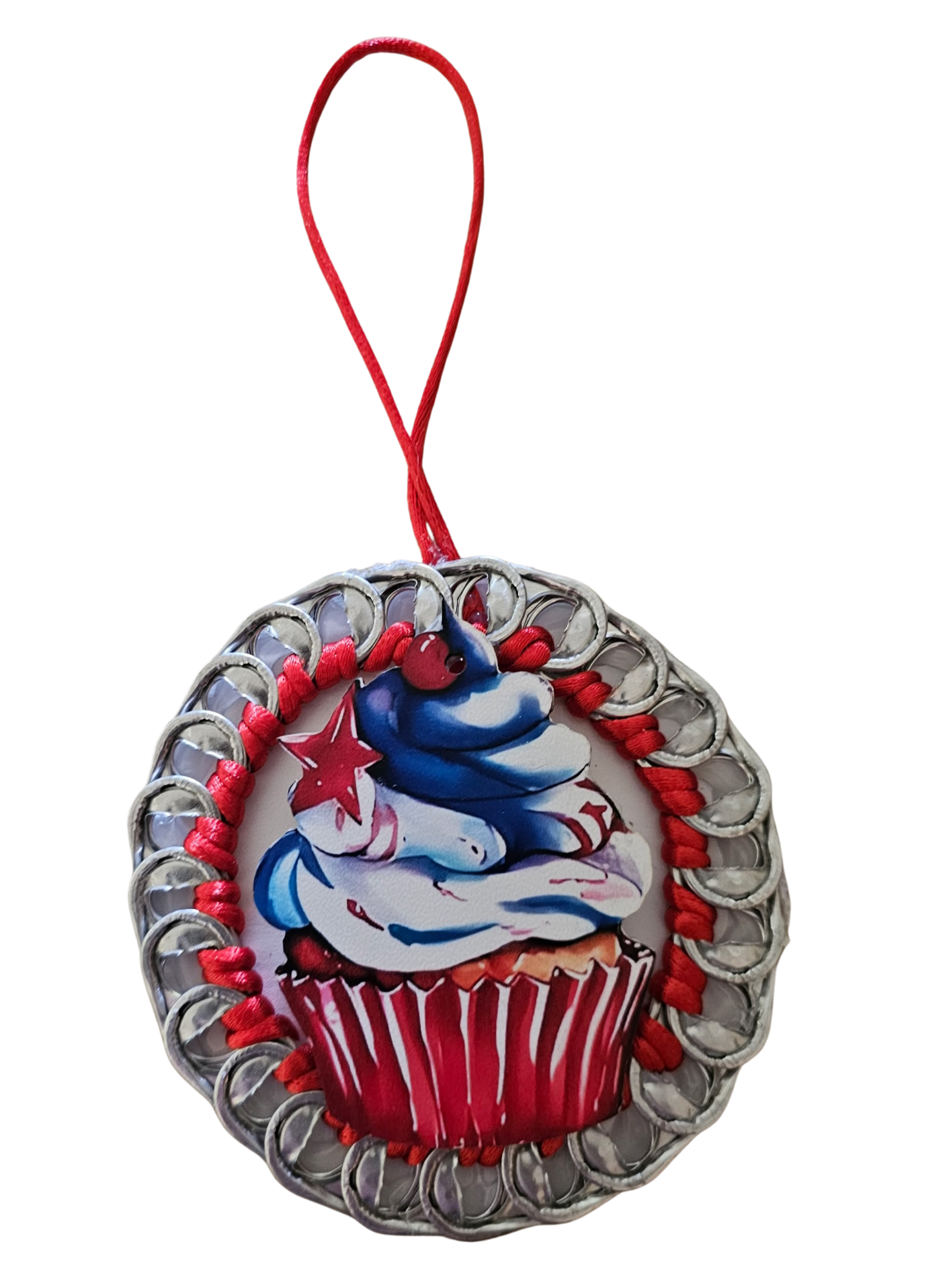 Sweet Treat Cupcake Beer Tab Ornament