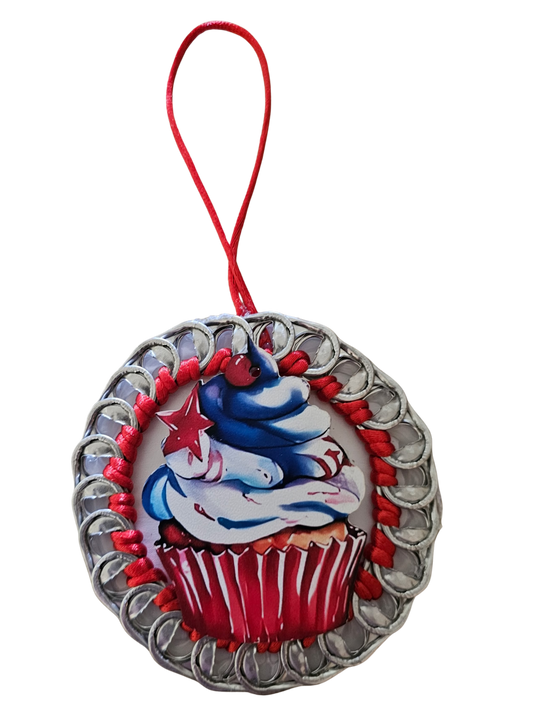 Sweet Treat Cupcake Beer Tab Ornament