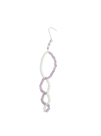 Handmade Oval Beaded Christmas Ornament