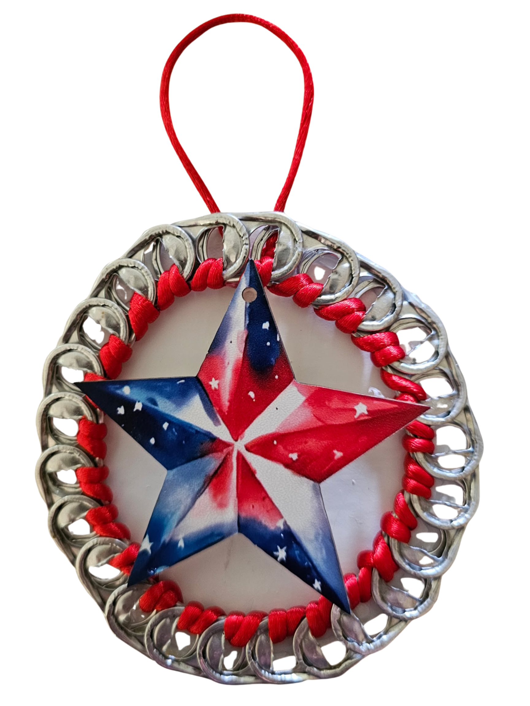 Let It Sparkle Beer Tab Star Ornament