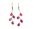 Pink Stair Step Earrings