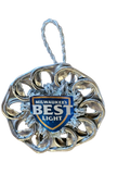 Beer Tab Tin Can Ornament