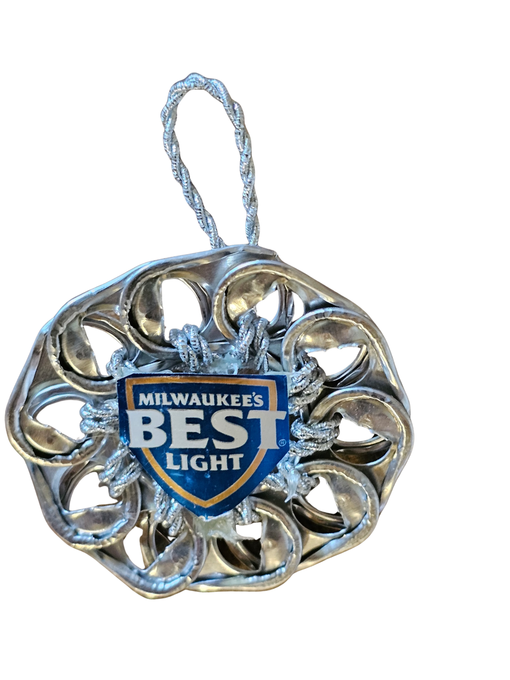 Beer Tab Tin Can Ornament
