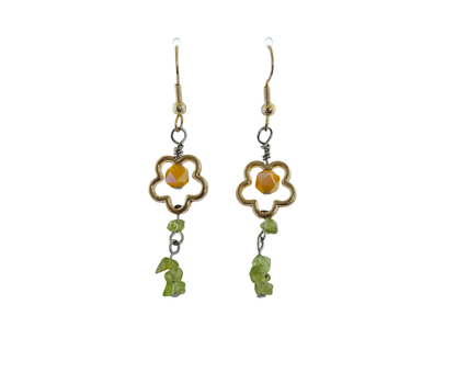Peridot Dangle Earrings