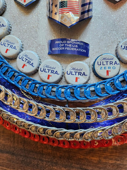 Lighted Michelob Ultra Soccer Wreath – 14"