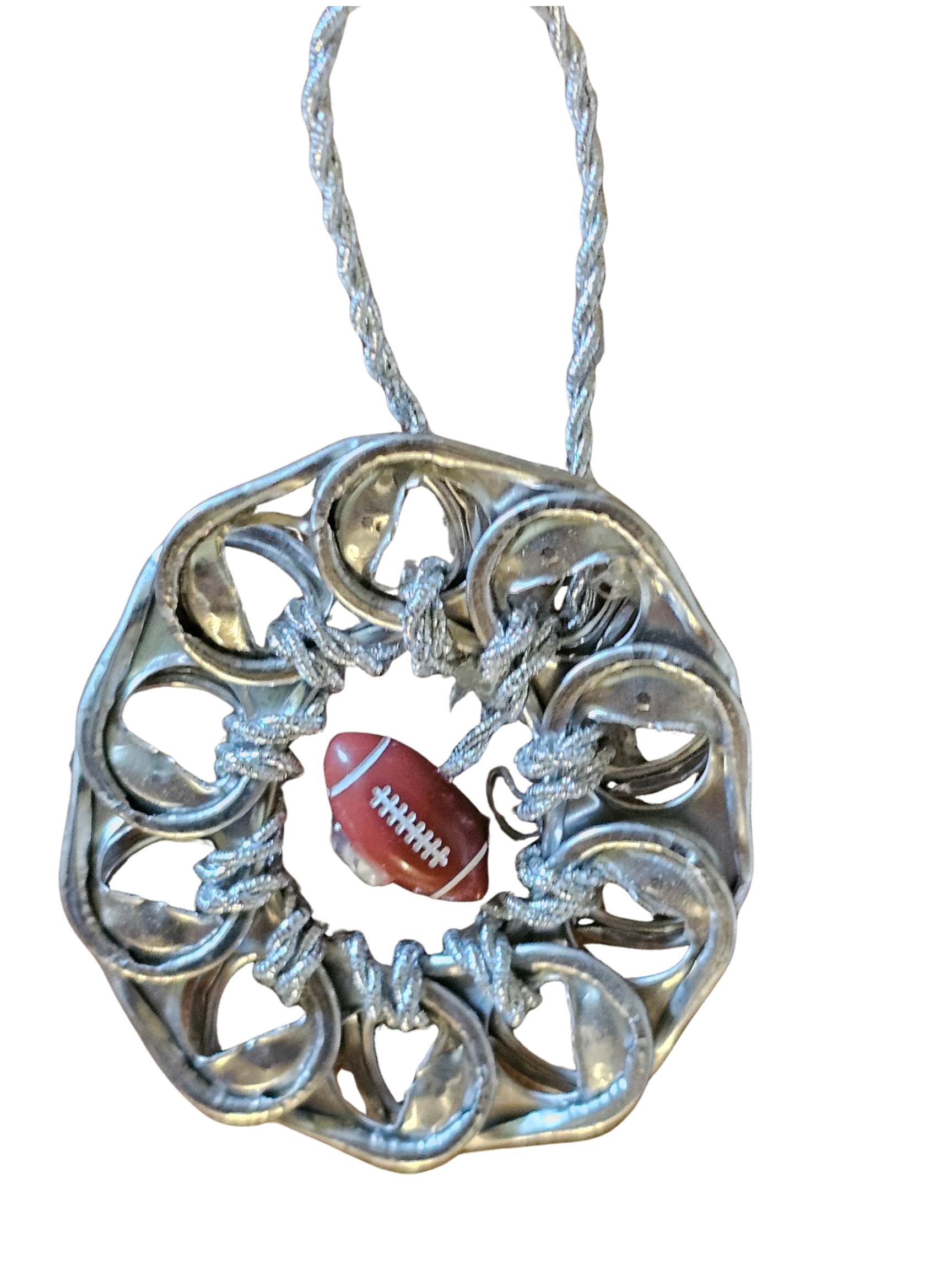 Handmade Football Ornament