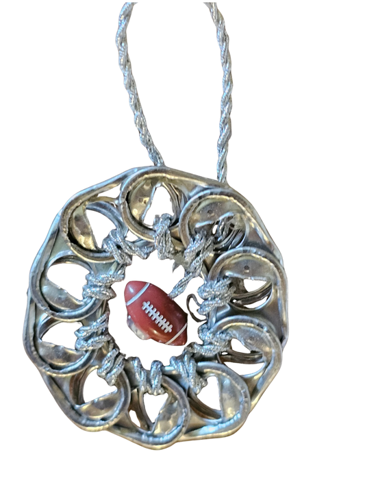 Handmade Football Ornament