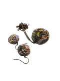 Polymer Clay Mushroom Jewelry Set | Handmade Necklace & Earrings