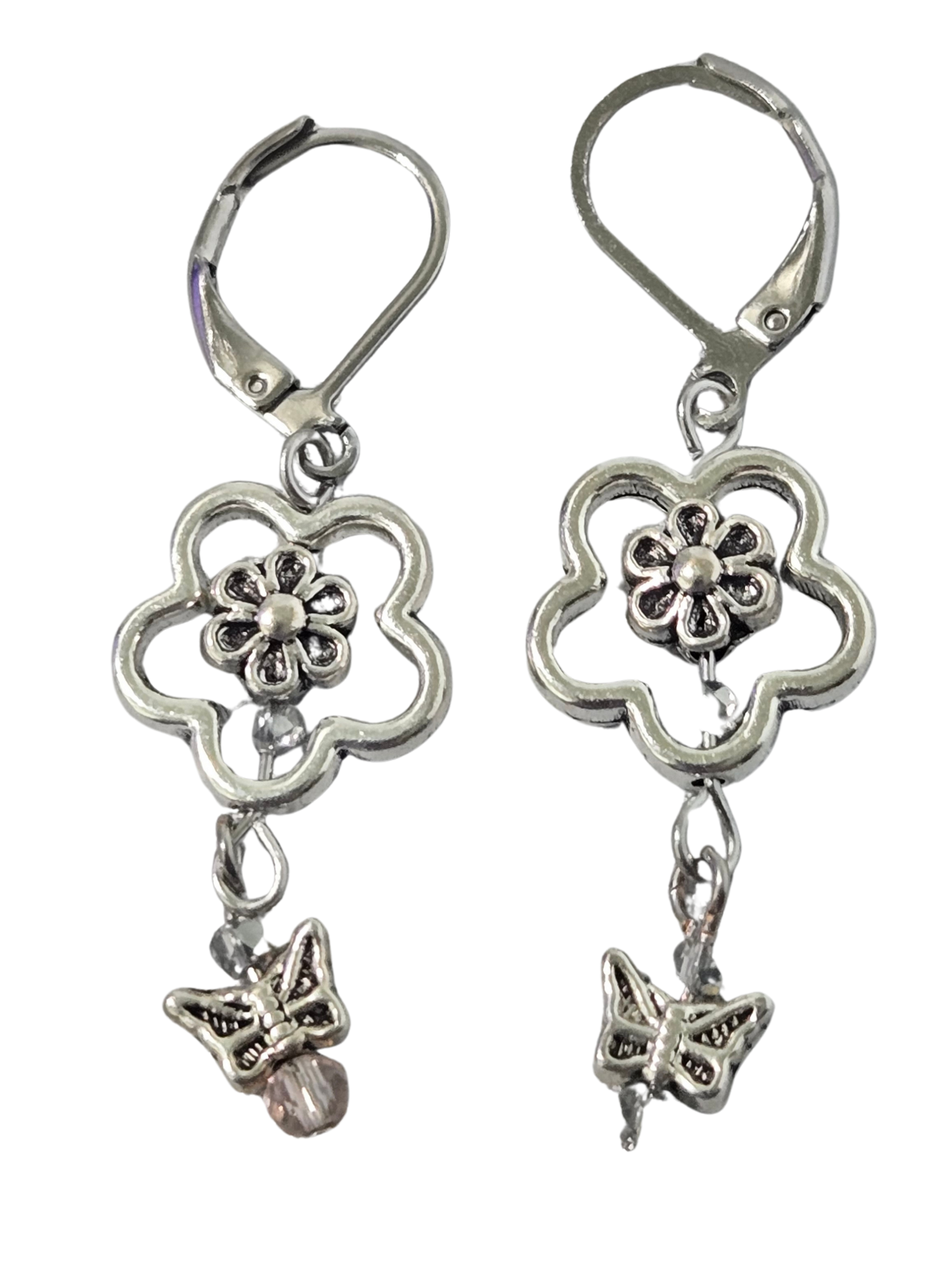 Floral Dangle Earrings
