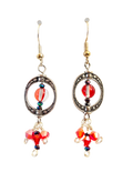 Mermaid Bead Encircled Dangle Drop Earrings