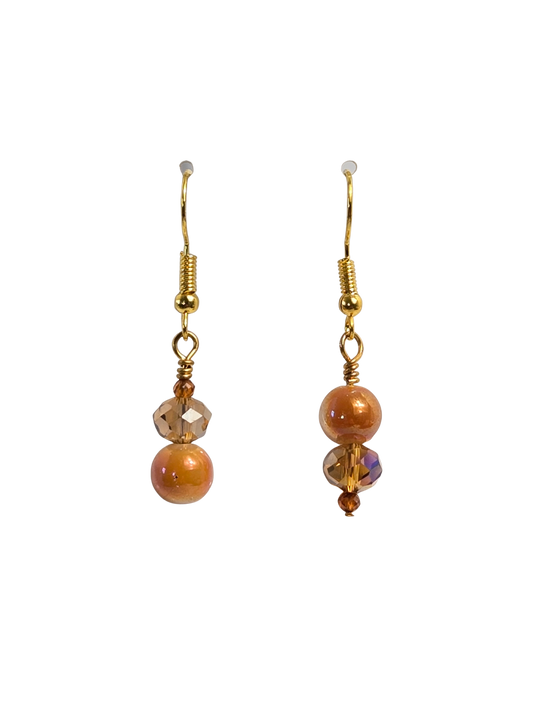Reversible Beaded Drop Earrings