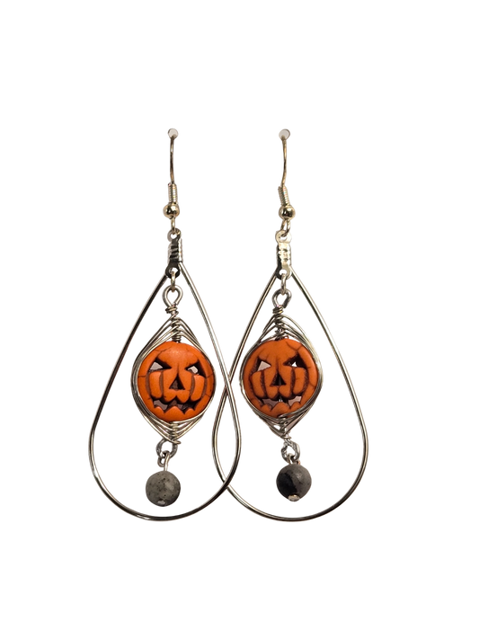 Herringbone Wrapped Pumpkin