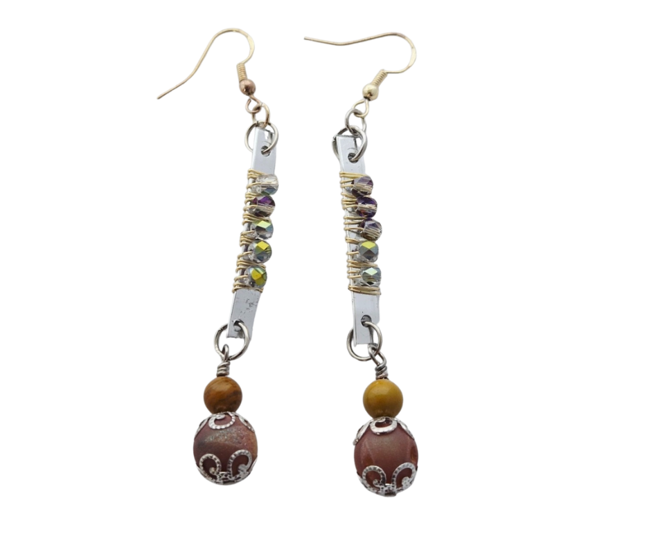 Flat Wire Dangle Earrings