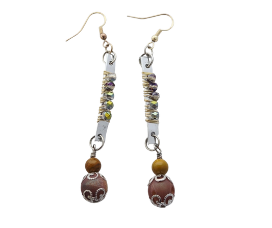 Flat Wire Dangle Earrings