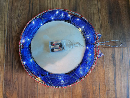 Lighted Michelob Ultra Soccer Wreath – 14"