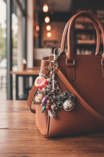 Paw Print Purse Charm Lifestyle