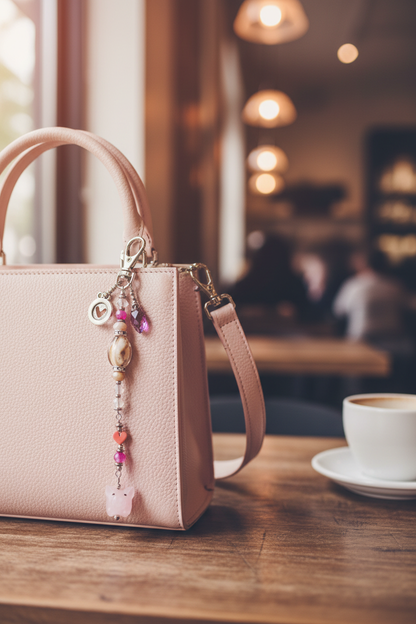 Pink Pig Purse Charm Lifestyle