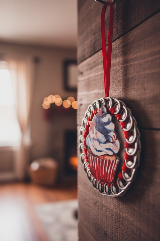 Sweet Treat Cupcake Beer Tab Ornament Lifestyle